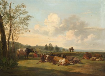 Landschaft mit Vieh von Pieter van Os  